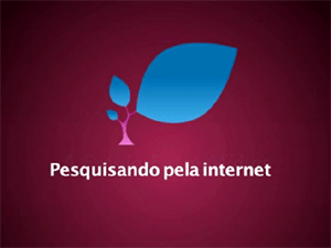 Pesquisando pela internet